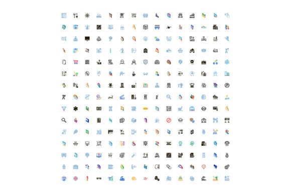 Big Collection of Diverse Business and Technology Icons: A Strategic Asset for Visual Communication