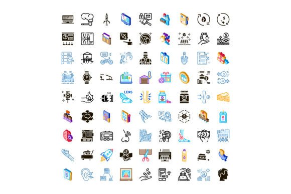 Business, Technology, and Medical Icons: Enhancing Visual Communication for Diverse Needs