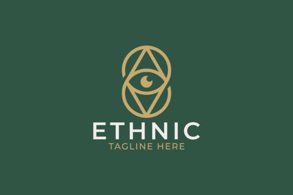 Ethnic Eye Circle Logo