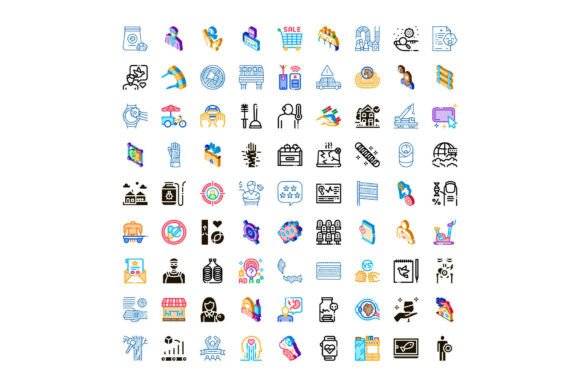 Isometric Icon Collection Displaying Var: A Modern Approach to Visual Communication
