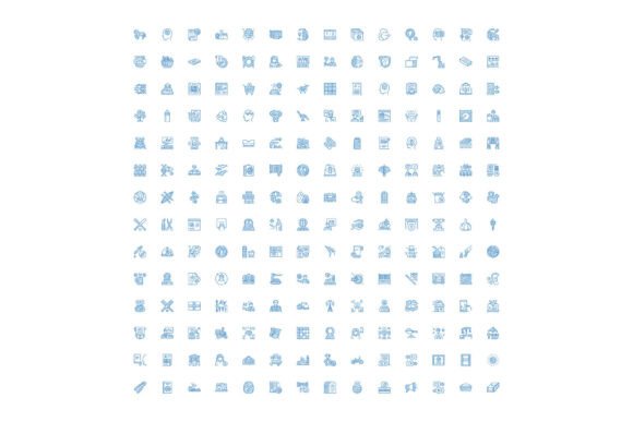 Linear Icon Collection Illustrating Busi: A Practical Evaluation for Design and Communication Professionals