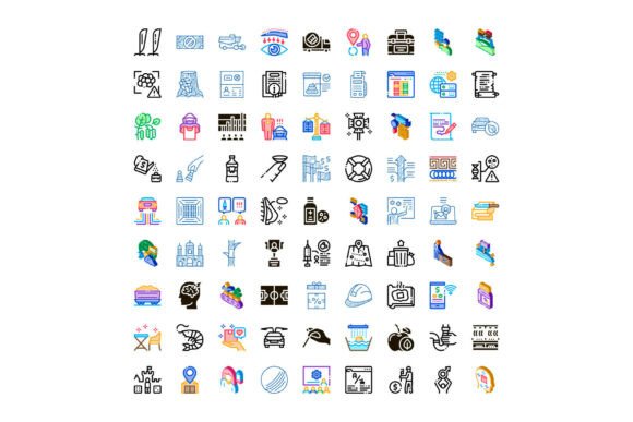 Modern Vector Icons for Business, Tech, Finance, and Beyond